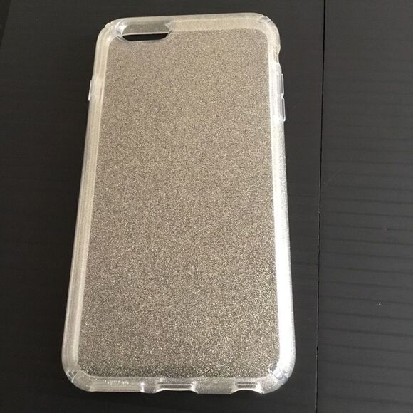 Speck Presidio Clear + Glitter iPhone 6+ Case (F) - Picture 1 of 6